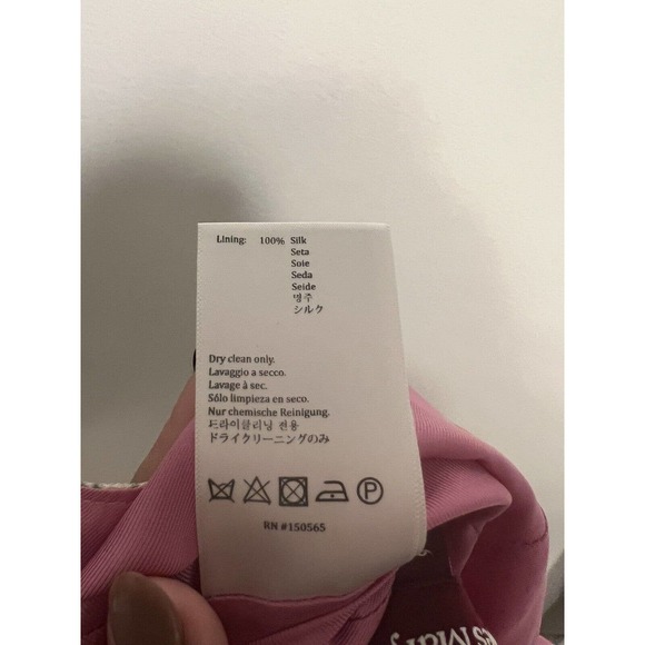 Sies Marjan Farrah Croco Printed Midi Slip Dress 2 Colorful Cocktail Drape Neck - Picture 12 of 12